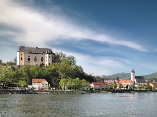 Gezicht op Donau Uitzicht over de Donau
